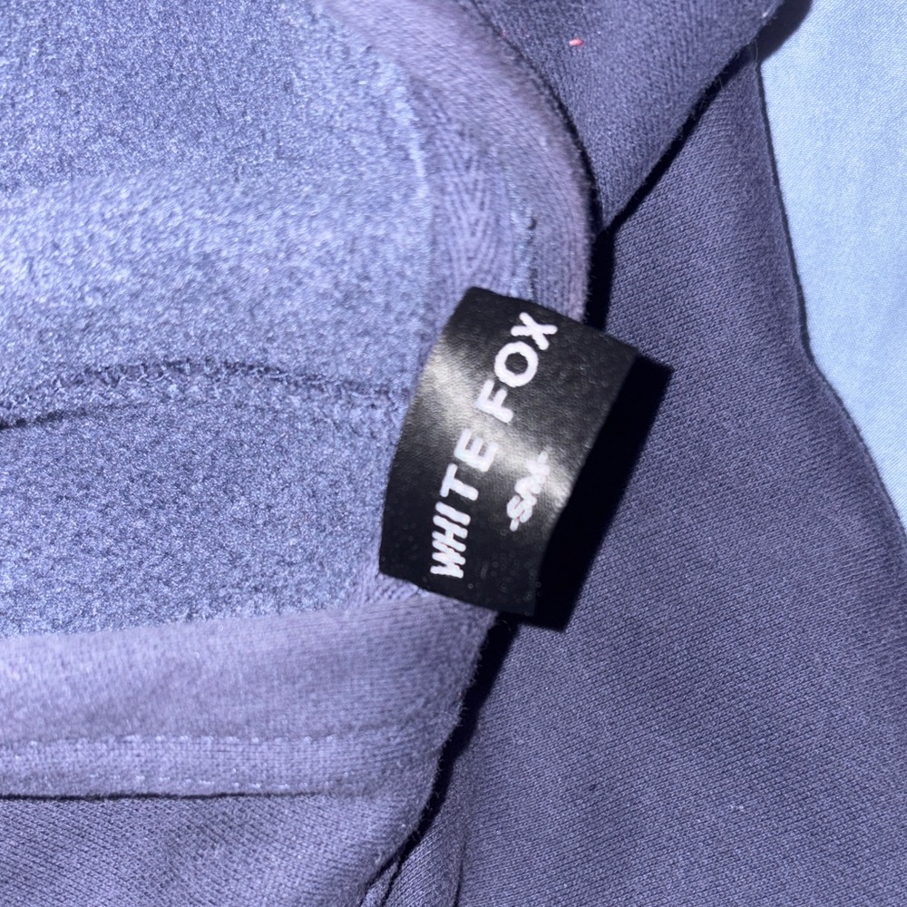 White Fox Boutique Navy Hoodie - Picture 3 of 3